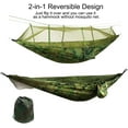 thumbnail image 5 of Portable Camping Hammock with Mosquito Net, Double/Single Size 210D Nylon for Outdoor, Backyard & Travel (Camo), 5 of 8