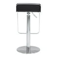 thumbnail image 3 of ZUO Equino 26.5"-30.5" Modern Bar Stool in Black, 3 of 5