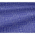 thumbnail image 4 of oneOone Cotton Jersey Lapis Blue Fabric Crocodile Ogee & Leaves African Sewing Fabric By The Yard Printed Diy Clothing Sewing Supplies 58 Inch Wide, 4 of 4