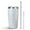 White, variant on Leo Print 20oz Stainless Steel Travel Tumbler with Telescopic Straw, Vacuum Insulated Coffee Cup