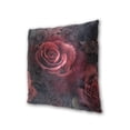 thumbnail image 3 of Iauyy Spring Couch Pillowcases 18x18 (Set of 2) Cotton fleece Pillow Covers for Bed Sofa Living Room, Deep Red Rose, 3 of 6