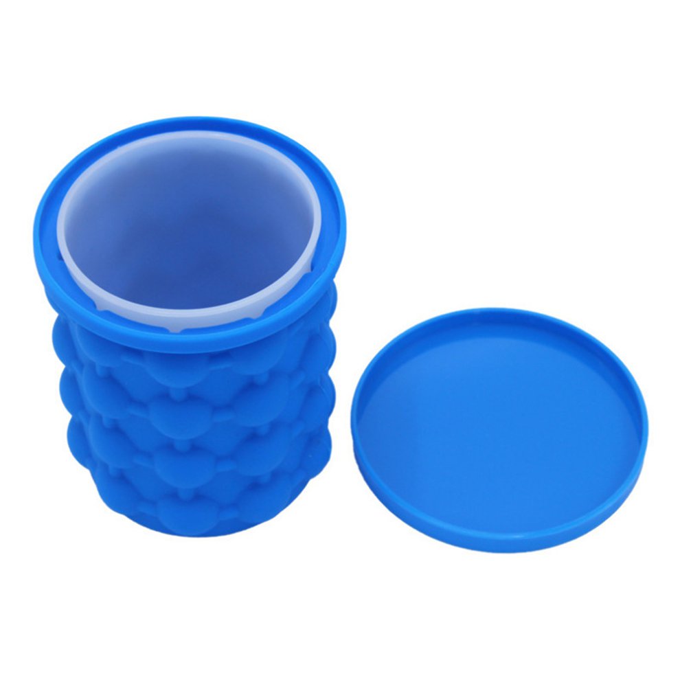 Silicone ice bucket Silica gel PP Double cavity design Ice tray drink