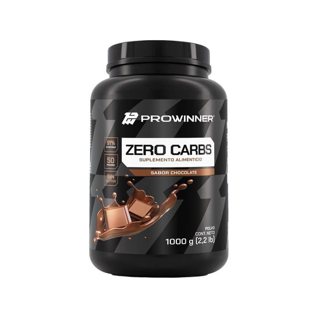 Zero Carbs Proteina Chocolate 1 kg Prowinner gris Prowinner PW-1403