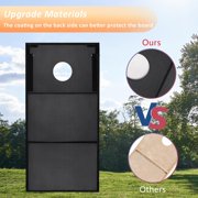 4x2Ft Regulation Premium Cornhole Set w/8 Bean Bags & Carry Case, Outdoor Family Lawn Beach Bean Toss Game