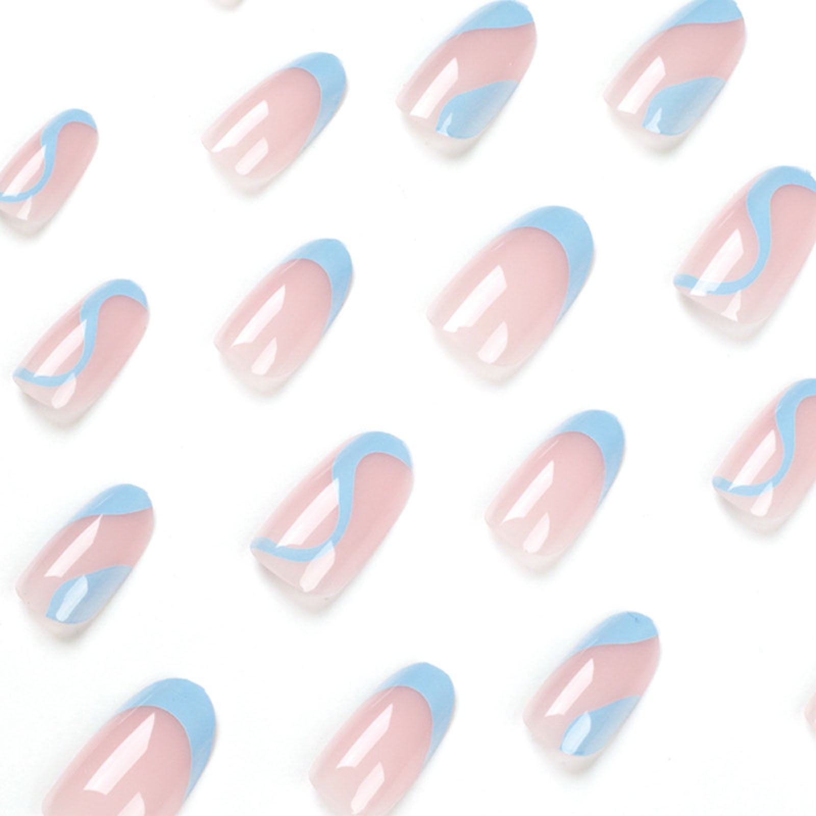 Acrylic Fake Nails Removable Nail Pieces Daily Wear Artificial Nails Nail Art Decorations