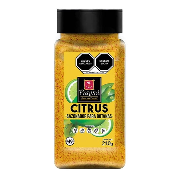 Sazonador Pragná citrus para botanas 210 g