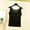 Black, variant on Dianli Loose Round‑Neck Short‑Sleeve Sleep Top Lightweight Breathable Soft Knit Thin Pajama Tunic Relaxed Fit Comfortable Loungewear Ideal for Summer Nights Travel and Home Wear, Sleep Top White XXL