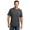 Heathered Charcoal Gray, variant on District Made DM108 Mens' Perfect Blend Crew Tee Tee Shirt