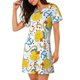 thumbnail image 2 of Easygdp Ducks and Anchors Camisón de manga corta para mujer, informal, estampado, 2 of 6