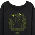 thumbnail image 3 of Pokémon - Battle Mode - Women's Lightweight French Terry Long Sleeve Shirt, 3 of 5