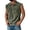 40#Army Green, variant on Mens Sleeveless Denim Shirts Henley Vintage Muscle Tank Tops V Neck Button Workout Polo Undershirts with Pocket Blue 3XL