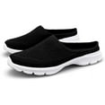 thumbnail image 3 of Womens Breathable Mesh Walking Mules Sneakers Open Back Slip On Shoes, 3 of 17