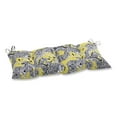 thumbnail image 2 of Pillow Perfect Outdoor/ Indoor Herd Together Wasabi Wrought Iron Loveseat Cushion, 2 of 2