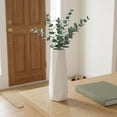thumbnail image 5 of Unique Bargains Slim Bud Vase for Single Stem Blooms Decor White 2.8"L x 2.8"W x 7.9"H, 5 of 5