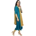 thumbnail image 2 of Atasi Women's A-Line Straight Blue Salwar Suit With Dupatta Casual Dress - 24, 2 of 6