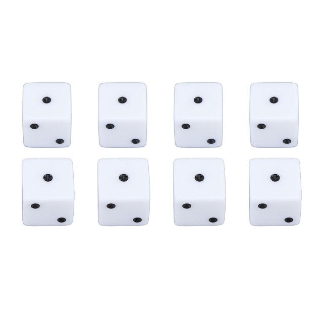 Dice Set, Interactive 8pcs Lightweight Square Corner Dice For Home