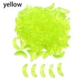 thumbnail image 1 of 100Pcs Lifelike Fish Tackle Smell Worms Simulation Fishing Lures Worm Maggot Bread Bug Bait Maggot Gru YELLOW, 1 of 8