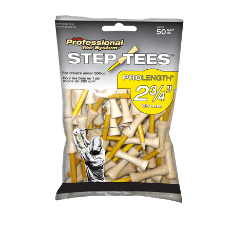 UPC: 0048929198699 | Pride Professional Wood Golf Tee  2-3/4 inch  Yellow  50 Count