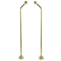 Kingston Brass CC472 Standard Mount Double Offset Bath Supply in Polished Brass