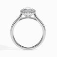 thumbnail image 3 of Blue Jewel Halo Engagement Ring - 1.7 Ct Lab Created Marquise Cut Diamond in 14K White Gold Plated for Women - Ideal for Proposal, Anniversary Gifts - Beautiful Prong Setting for a Sparkling Finish, 3 of 3