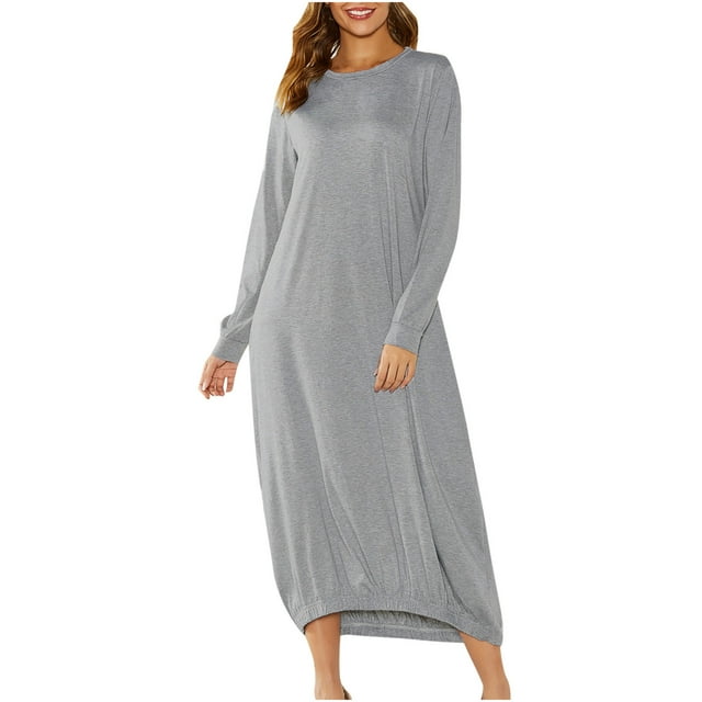 Robe d'Hiver pour Femmes Aguichant Dames Mode Automne et Hiver Décontractée à Cordon de Serrage à Contraste de Couleurs avec Coutures Robe à Col Montant Femmes