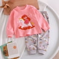 thumbnail image 2 of masbird Girls Boys Pajamas 2Piece Toddler Kids Pjs Sets Cotton Toddler Clothes Fall Winter Sleepwears 6-12 Months 12-24 Months 2t 3t 4t 5t 6t 7t 8t 9t Children(Red,2-3 Y), 2 of 4