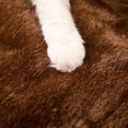 thumbnail image 6 of Quuzee 51.6-in Cat Tree Tower with Double Condo,Scratching Post Hammock, Brown, 6 of 9