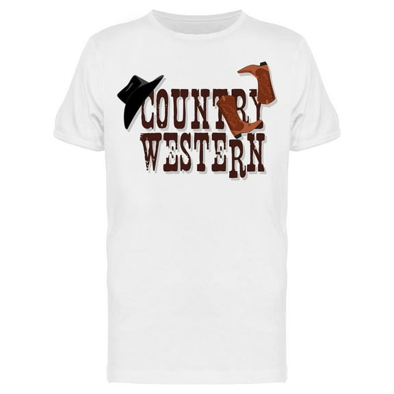 Western Country T-Shirt Men -Image by Shutterstock, Male Medium