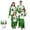 Christmas 02, variant on Family Matching Christmas Pajamas Sets – Holiday PJs for Women, Men – Festive Green Snowflake & Holiday Print Sleepwear