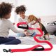 thumbnail image 5 of Greeniant Correa para mascotas Collar para perros Entrenamiento para caminar para mascotas al aire libre Correa de cuerda reflectante de doble cara con Filtros de acuario rojo 2.5 cm x 1.8 m Greeniant PT0631-02, 5 of 6