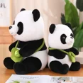 thumbnail image 4 of Bolso cruzado de Panda de peluche Kawaii para niños, almohada encantadora, bolso cruzado, oso de peluche suave, bonito regalo de cumpleaños, 4 of 4