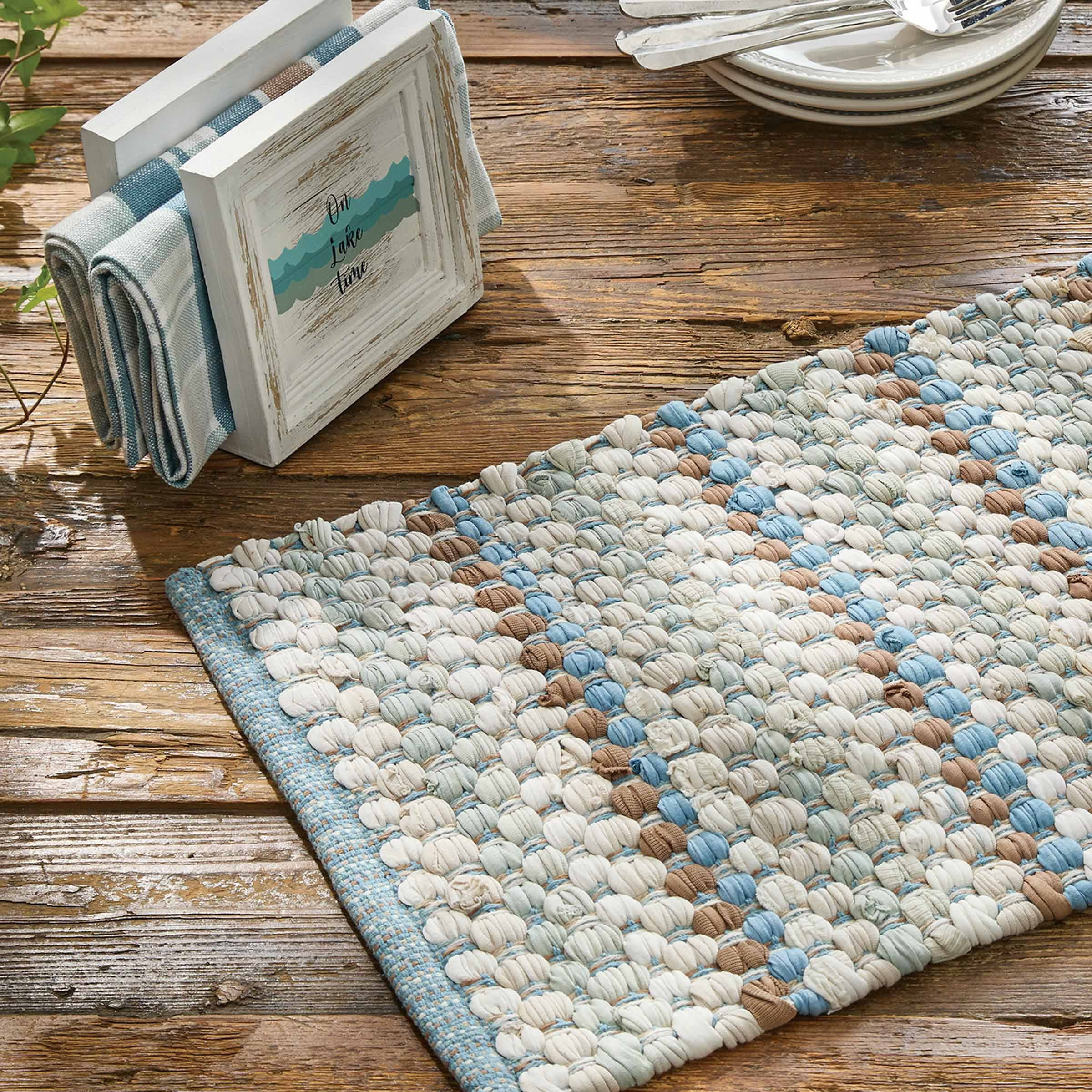 Park Designs Jordan Chindi Blue Stripe Table Runner 13" x 36"