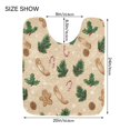 thumbnail image 5 of IAUYY Set of 2 Inch Bath Mat Thick Soft Plush Shower Mat TPR Backing Material Non Slip Bath Mats for Bathroom for Tub Shower Hotel Bright Beige Color, 5 of 9