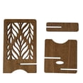 thumbnail image 3 of Retro Wooden Phone Stand Portable Removable Wood Phone Holder With Charging Hole, 3 of 8
