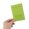 thumbnail image 3 of Unique Bargains 1 Pc Passport Holder Frosted Passport Sleeve Green, 3 of 5