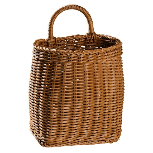 NUOLUX Basket Hanging Wall Storage Organizer Cabinet Flower Garlic Onion Utensil Bathroom Sundries Bin Over The Door Pantry Egg