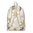 thumbnail image 4 of Coral Fish Tropical Seashell Travel Backpack – Lightweight Travel Backpack with Nautical Sea Life Design, Comfortable Carrying, Anti-theft Features for Outdoor Activities and Short-Term Travel, 4 of 5