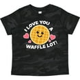 thumbnail image 3 of Inktastic I Love You a Waffle Lot with Cute Happy Waffle Boys or Girls Toddler T-Shirt, 3 of 5