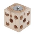 thumbnail image 2 of Wooden Bird Foraging Feeder Toys, Wooden Bird Block Chewing Toy For Hamster Guinea Pig Parakeets Cockatiels, 2 of 8