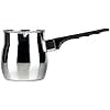 Café Olé Turkish coffee pot, 24 ounces, silver