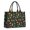 Black Dinosaurs Jackson, variant on Large Capacity Tote Bag,Black Dinosaurs Eggs Cacti Pattern Handbag Fashion Luxury Tote Bag,15.7"x13"x 5.1" Inches,Laptop Compatible