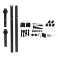 thumbnail image 2 of Barn Door Hardware Kit, Multifunctional Barn Door Pulley Set Reasonable  for Storage Closet, 2 of 8