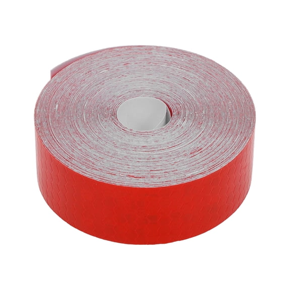 Unique Bargains Universal 32.81ft x 0.98In Air-Release Adhesive Pinstripe Tape Reflective Automotive Pinstriping Tape Red