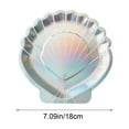 thumbnail image 3 of Qiweii Holiday Party Paper Plates 10 Pack, Colorful Sea Shells Design Disposable Dinner Plates for Birthday Beach Party, Christmas, Themed Celebration, 3 of 6