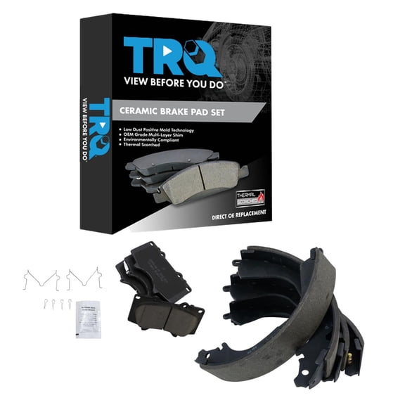 TRQ Front Brake Pads Ceramic Fits 2000-2002 Toyota Tundra