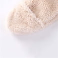 thumbnail image 7 of Mgmyaa Solid Baby Hooded Romper Long Sleeve Winter Warm Jumpsuit Fleece-Lined Thickened Crawling Outfit for 0-12 Months, 7 of 7