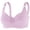Purple A, variant on BRGZLK Womens Wireless Bra Seamless Push Up Adjustable Full Coverage Underwear Soft Supportive Sweat Wicking Breathable Bras for Daily Wear Black A XXXL
