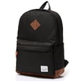 thumbnail image 1 of Mochila Hombres, Vaschy Clásica Impermeable Universidad, Libros y Portátil Negra, 1 of 3