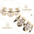 thumbnail image 4 of 1 Set Metal Teeth Grills Mouth Teeth Top Grill Caps Hip Hop Party Accessories Rappers Teeth Grills, 4 of 9