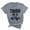 Dark Gray, variant on Herrnalise Tough As A Mother - Funny Workout T-Shirt Mother's Day Womens Fashion Print Tops Short Sleeve Out Blouse Funny Round Neck T-Shirt Tops Black